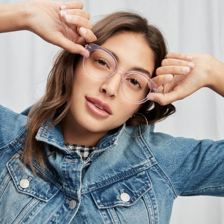 clear eyeglass frames
